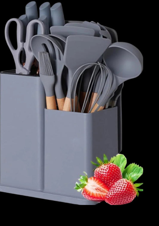 KITCHEN UTENSILS 19 PC