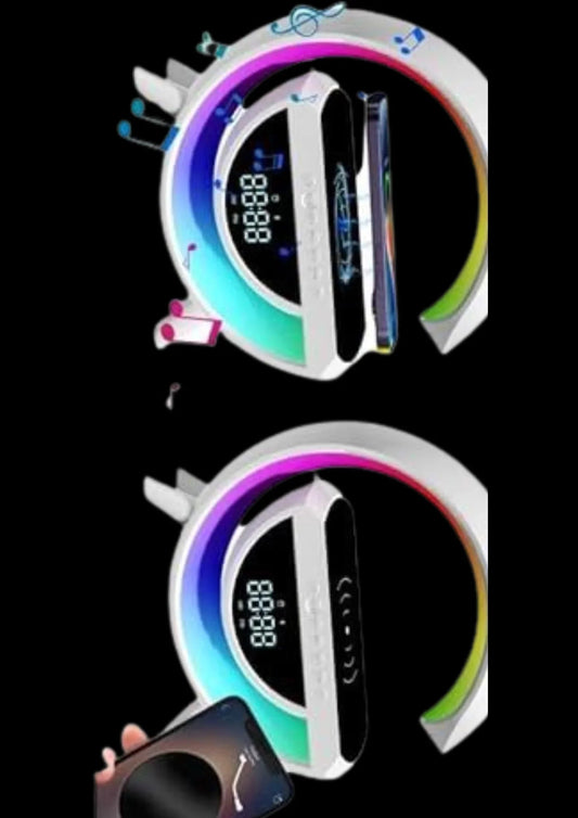 Digital Led Wireless Charger Speaker